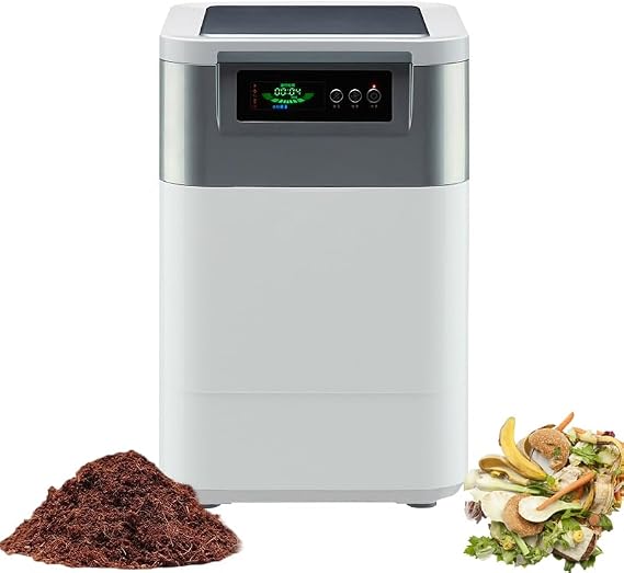 Smart Waste Compost Machine, Electric Kitchen Composter, 4.5 L Indoor Countertop Food Cycler, Turning Food Waste to Compost, Food Waste Disposal Machine for Commercial Kitchen