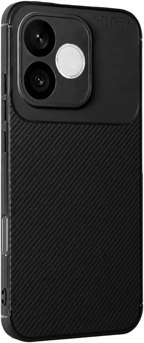 Coverzone Huawei Honor 600 Lite ile Uyumlu Silikon Kılıf Kamera Korumalı Karbon TPU Brimstone Ultra Slim Fit Delux Siyah