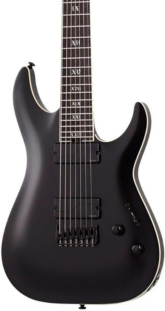 Schecter C-7 SLS Evil Twin - Satin Black
