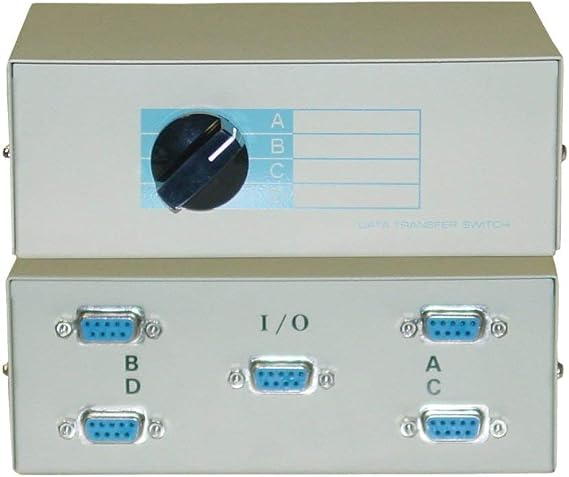 ABCD 4 Way Switch Box, DB9 Female