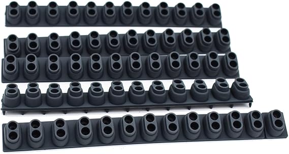 5PCS Conductive Rubber Compatible with Yamaha KB-220/KB-320/KB-280/KBP-300/KBP-500/KB-281/KB-290/PSR-S500etc Conductive Rubber Contact Pad
