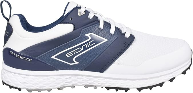 Etonic Golf Difference 2.0 Spikeless Shoes White/Navy Size 8 Medium