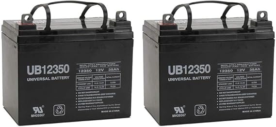 UPG UB12350 (Group U1) Battery - Universal Battery - 12V 35Ah - 2 Pack