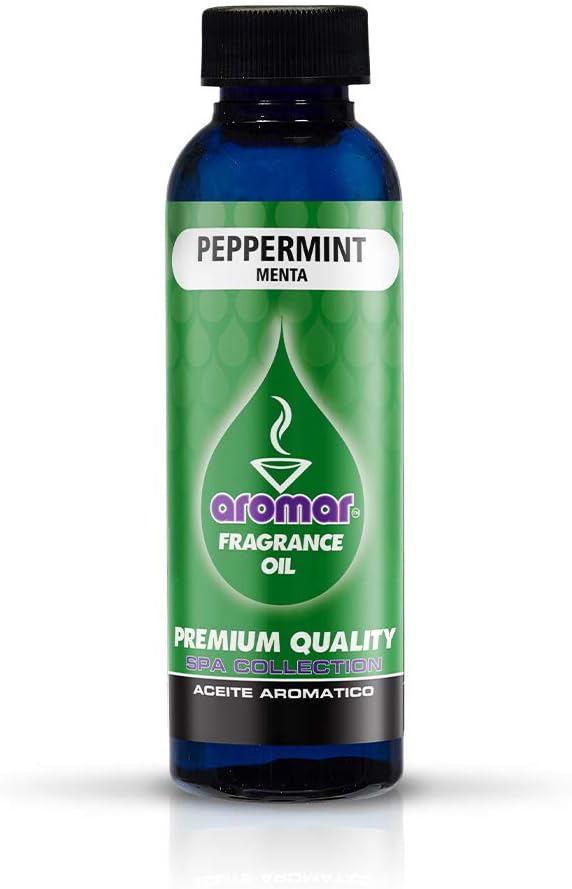AROMAR Premium Fragrance Oil, Cherry Almond 2oz. Bottles. Long Lasting Aromatic Scent, Fresh and Revitalizing Aromatherapy for Living Room, Bedroom, and Kitchen