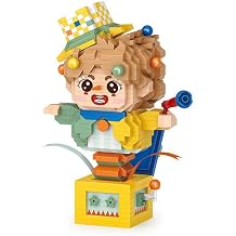 Clown Mini Building Block Set, 940 PCS Ideas Construction Bricks Model Toy, DIY Creative Clown Architecture Building Kit, Construction Bricks Not Compatible with Main Brands