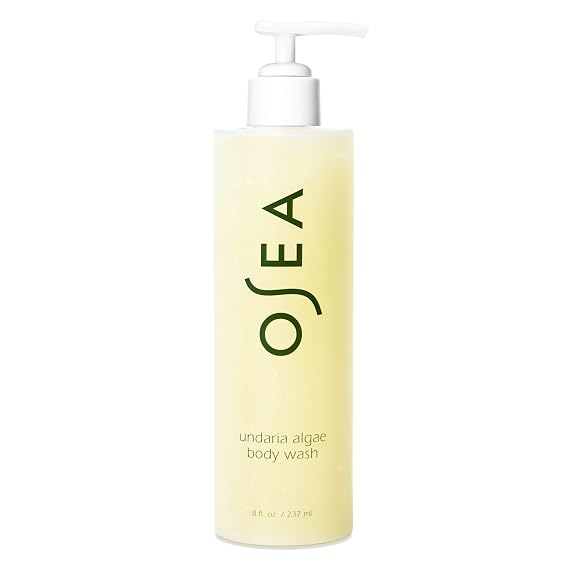 OSEA Undaria AlgaeTM Body Wash, pH Balanced Cleanser, Citrus Scent, 8 oz | Hydrating Moisturizing Aloe + Glycerin All Skin Types Undaria Seaweed Clean, Vegan & Non-Toxic