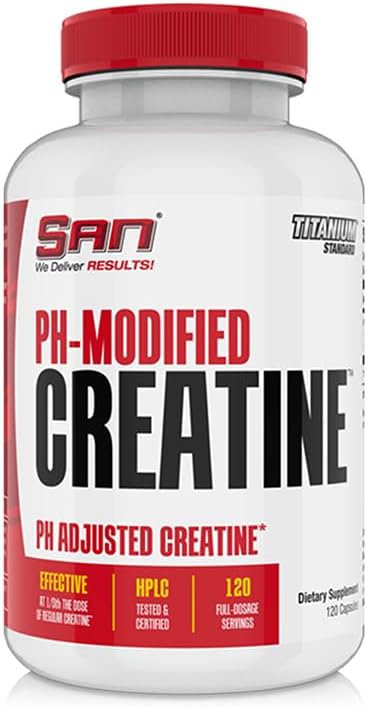 PH Modified Creatine Buffered Formula for Enhanced Muscle Strength and Performance, 120 Servings