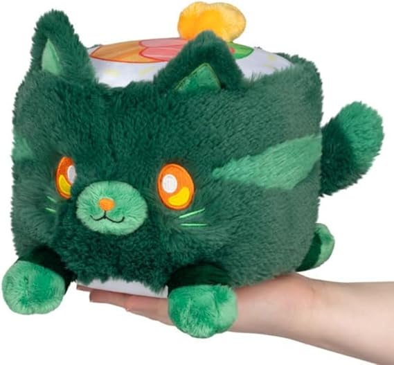 Squishable - Mini Nori Cat - SynthiSquish Collection - 12 in - Soft Toy Collectible Stuffed Animal