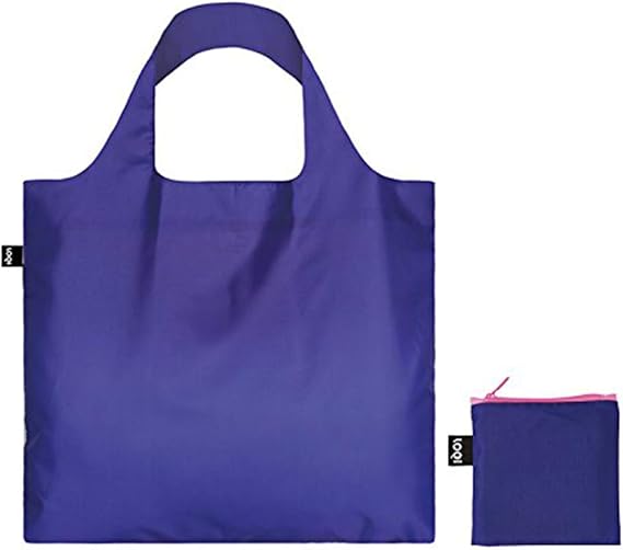 LOQI Puro Reusable Shopping Bag, Violet