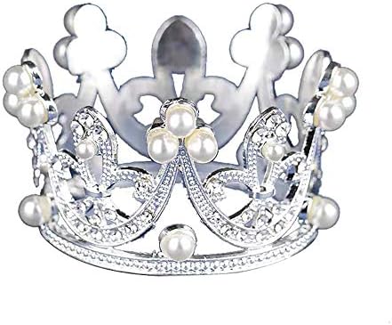 Infant Baby Girl Boy Crown Photo Shoots Headband for Newborn Crystal Princess Party Headwear Photography Props