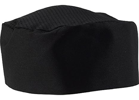 Black Chef Hat - Adjustable. One Size Fit Most (1)