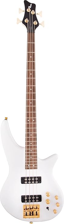 Jackson JS Series Spectra Bass JS3, Snow White, Laurel Fingerboard