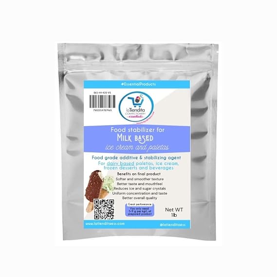 Milk based ice cream and ice pop stabilizer LA TIENDITA ESSENTIALS (1 lb)