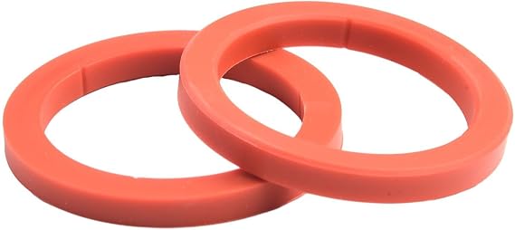 E61 Silicone Group Gasket 8.0mm, for Heat Resistant Seal for Gaggia Coffee Machines, Red Replacement Kit for Easy Install and Leak Proof Performance(2pcs)