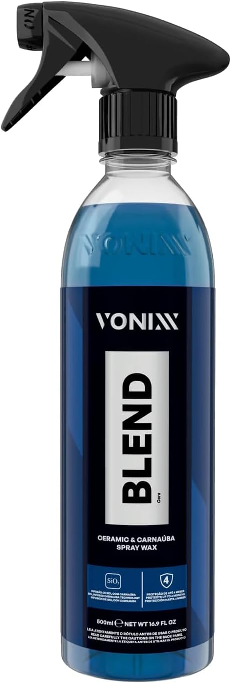 Vonixx Blend Ceramic & Carnauba Spray Wax | Deep Shine | Superior Automotive Care Solution | Conceals Swirls and Scratches | Car wax Essential | 16.9 fl oz (500 ml)