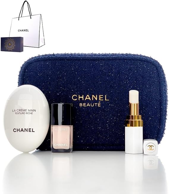 Gift Set CHANEL Chanel Lip and Nail Care Christmas Collection Holiday Set Moisturizing Gift Present
