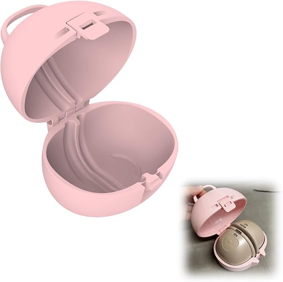Breast Pump Case Compatible with Eufy S1 Pro, E10 & E20(Pink) | Keeps Pump Upright to Prevent Leakage, Storage for Between Uses, Easy Carrying Covered Box, Postpartum Gift