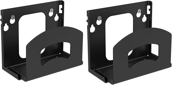 Cable Box Mount,Adjustable Wall Mount Holder for Small&Narrow Device (2) | Compatible for Cable Boxes,DVD Players,Modems,Streaming Media Devices and Other Media Players