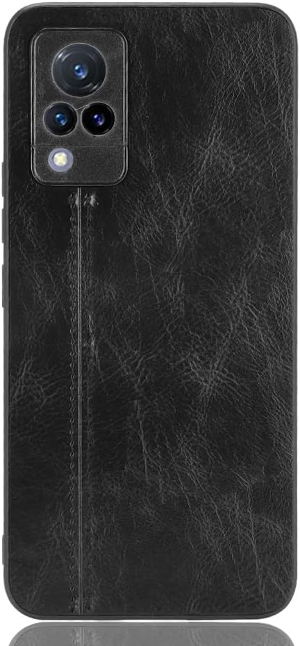 Phone Case for Vivo V21, Case for Vivo V21 Cow-Like PU Leather Style Protector Cover, Non-Slip Shockproof Cover for Vivo V21 Case