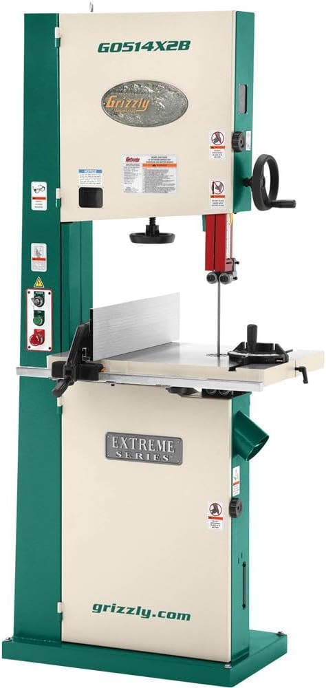 Grizzly Industrial G0514X2B - 19" 3 HP Extreme-Series Bandsaw w/Motor Brake