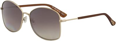 Superdry SDS Lori 001 GoldAmber Fashion Square Sunglasses 58mm
