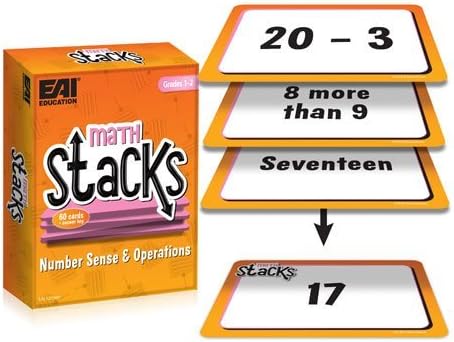 EAI Education Math Stacks Number Sense & Operations Game: Grades 1-2