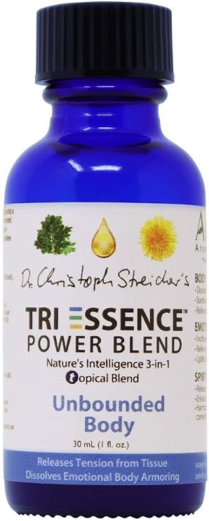 AMRITA Aromatherapy Unbounded Body Tri-Essence Power Blend - Blended with Natural Herbal Extracts, Flower Essences, and Essential Oils - Size: 30mL (1 fl. oz.)