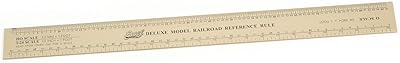 Excel Deluxe Model Railroad Reference ruler