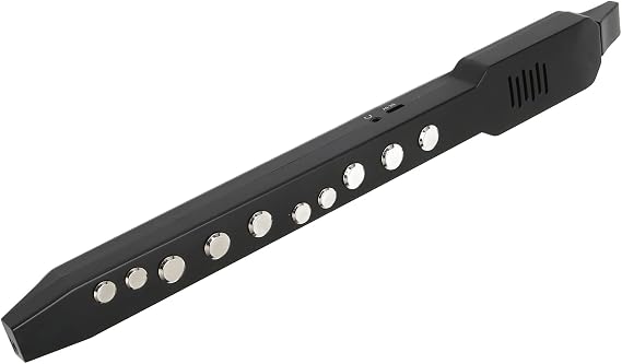 Mini Digital Wind Instrument with MIDI Connectivity 10 Tones for Musicians Rechargeable Electronic Wind Instrument for Students and Teachers (Black)