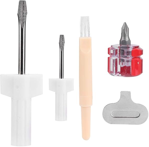 Sewing Machine Repair Kit 5 Pcs Sewing Machine Overlock & Serger Service/Repair Tool Include Screwdriver,Thread Removal,Slot Screwdriver and Cleaning Brush