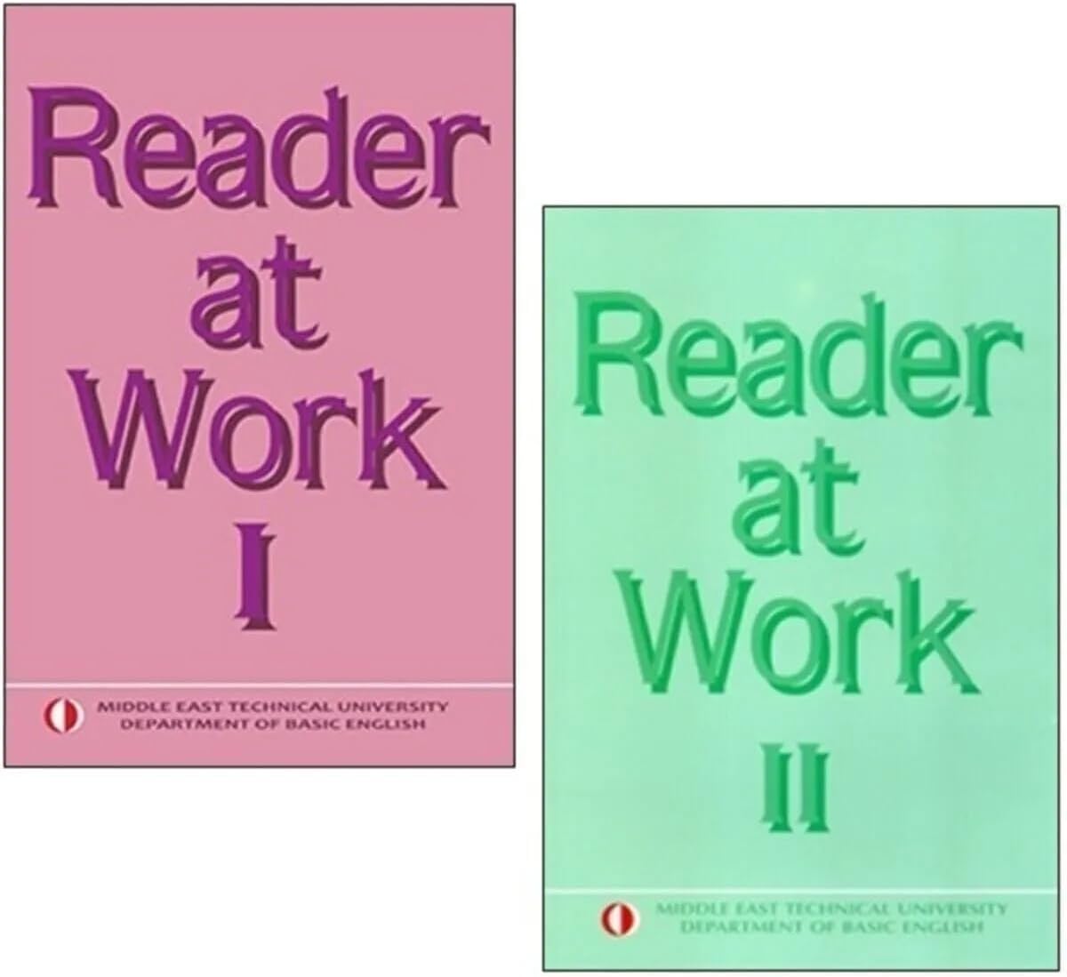 METU Publications Reader At Work 1-2 Set 2 Books Raw 1-2 Odtü Publishing