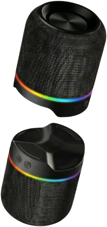 Ayrılabilir Bluetooth 5.3 Hoparlör – Çift 52mm Sürücü, Yüksek Ses, Stereo Ses Sistemi (Siyah)