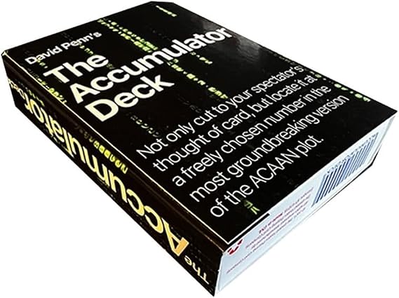 blue-ther Accumulator Deck Magic Tricks 52-1 Deck Effect Close Up Card lllusions Mentalism Props
