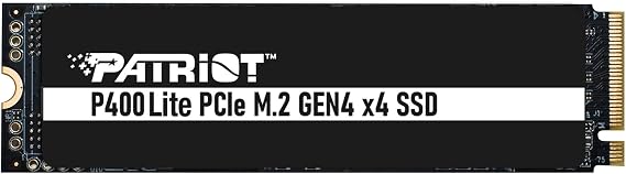 Patriot P400 Lite 500GB PCIe Gen 4 x4 SSD | Interface: PCIe Gen 4 x4.