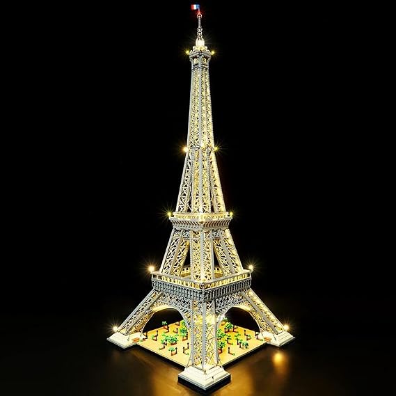 LED Light Accessories Kit for 10307 Eiffel Tower Creative Decorative Lamp with Battery Box (Not Include The Lego Building Blocks)