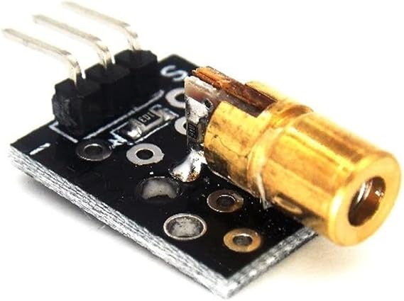 Lazer Sensör Modülü KY-008 Arduino - 650nm 5V 5mW