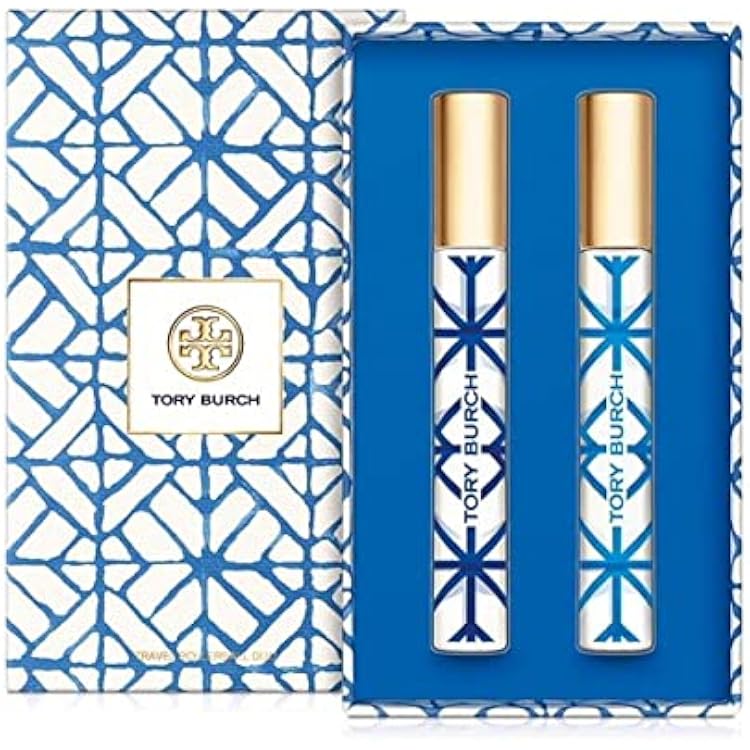 Tory Burch Azur Collection Set, Includes Bel Azur and Nuit Azur Rollerball, 0.2 Ounce Each