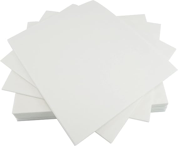 New brothread Cut Away Embroidery Stabilizer 8"x8" - 100 Precut Sheets