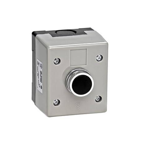 NEMA 1BXT, Exterior Control Station 1 Button Double Pole Contacts Surface Mount Non-Metallic