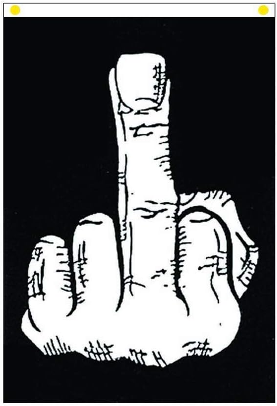 Middle Finger Flag 3x5 ft Polyester Flag