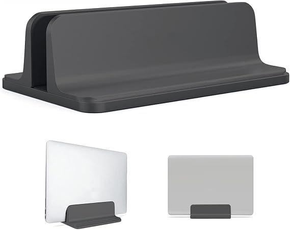 Oranlife Vertical Laptop Stand Holder, Black