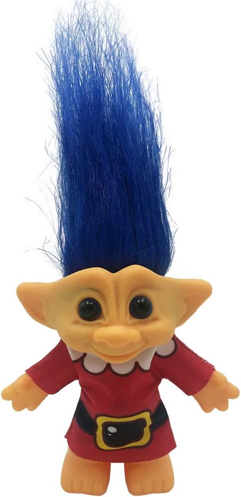 Yintlilocn 3.9" Lucky Vintage Troll Dolls 80s Troll Dolls | Christmas gift troll Dolls Chromatic Adorable for Collections, School Project, Arts and Crafts, Party Favors