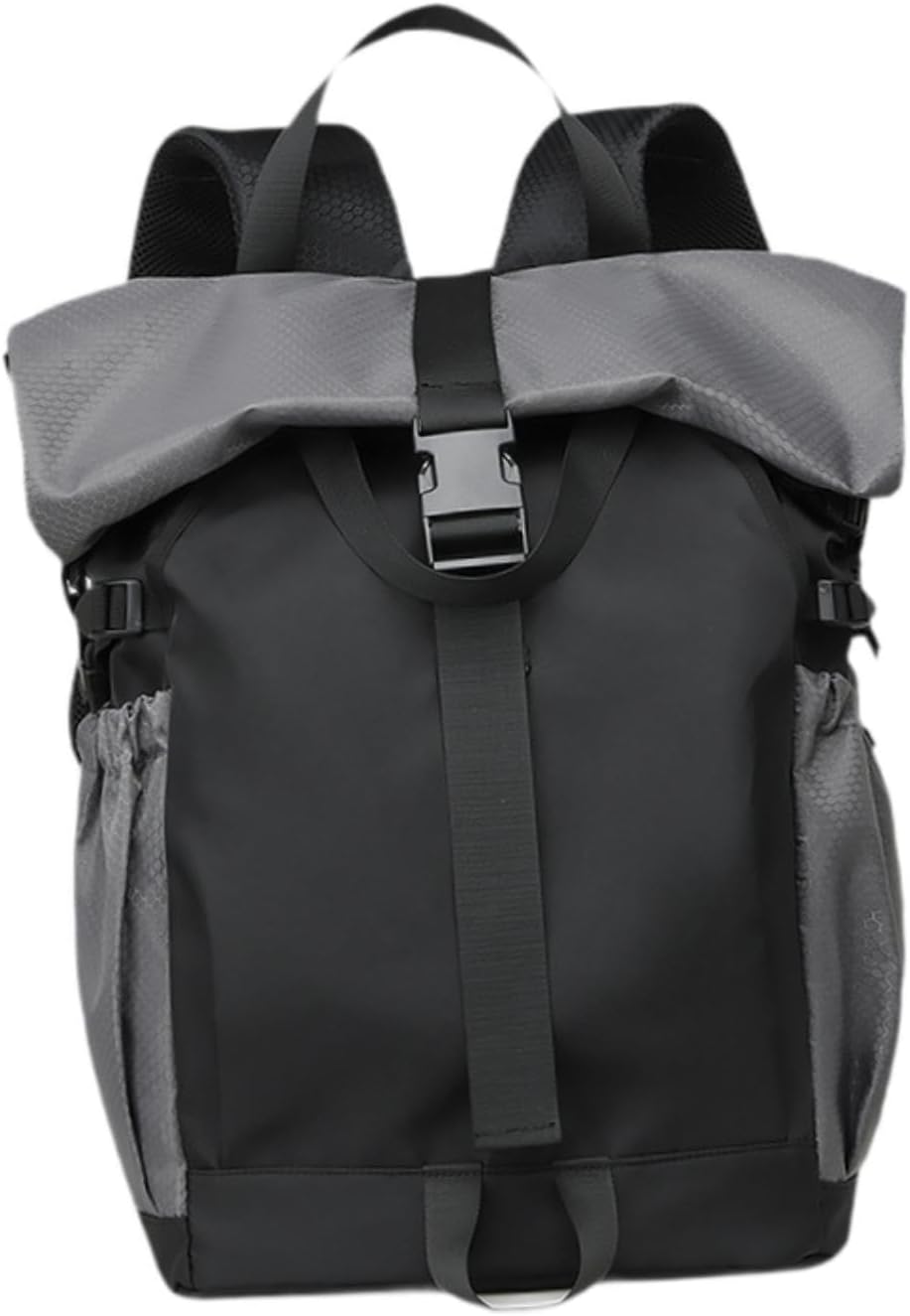 Roll Top Backpack Carrying Bag Waterproof Multifunctional Men Casual Backpack