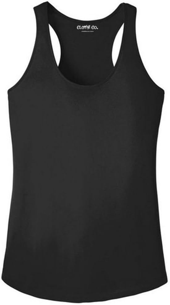 Clothe Co. Ladies Moisture Wicking Athletic Racerback Tank Top