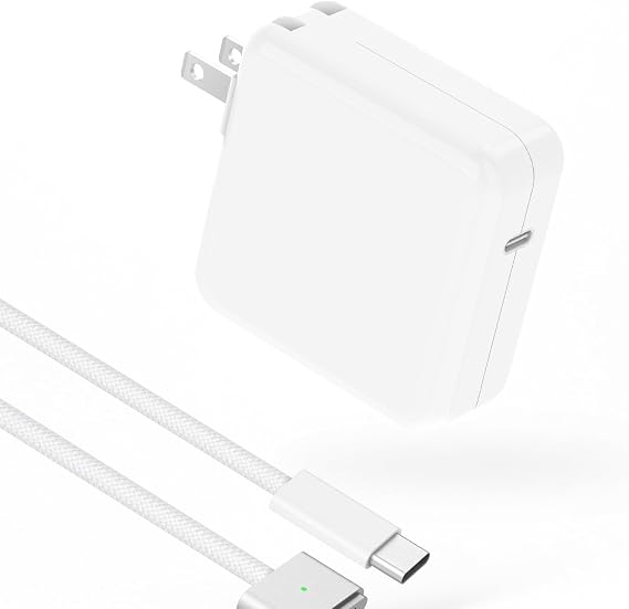 Charger for MacBook Air 13.6 15 inch Mac Book Pro 14 inch M5 M4 M3 M2 M1 2026 2025 2024 2023 2022 2021, 70W Power Adapter, 6.6FT USB C to Magnetic 3 Cable LED, Powerful Connect, Original Quality