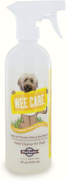 PetSafe Wee Care Pet Loo Enzyme Cleaner 100% Biodegradable Chemical Free Erases Stains and Odors, PAC00-14492, 16-Ounce