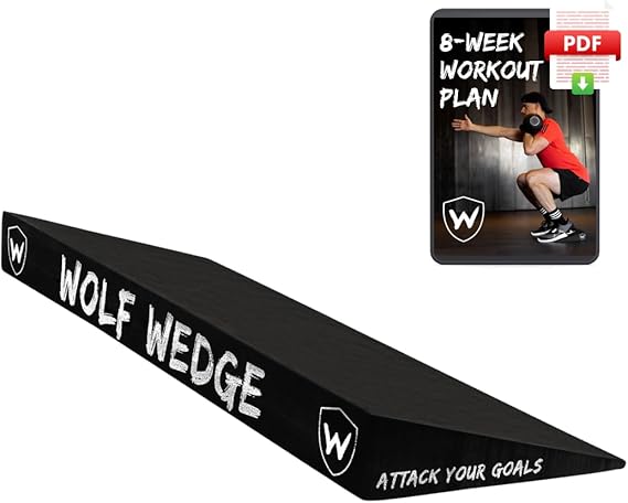 Wolf Squat Wedge Block: Light, Sturdy Heel Lift for Deep Squats & Mobility | Ultra-durable EVA, 27" wide, Lightweight