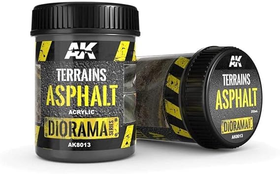 AK Interactive Terrain 250ml Asphalt 250ml