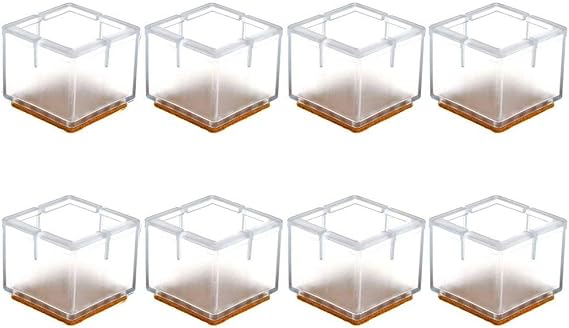 8 Pcs Silicone Chair Leg Protectors Table Furniture Leg Protectors 1#
