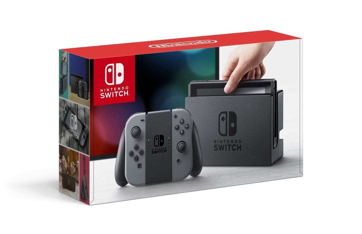 Nintendo Switch Console Gray Joy-Con Renewed